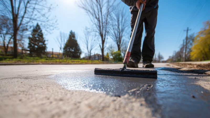 Products For Asphalt Sealings in use